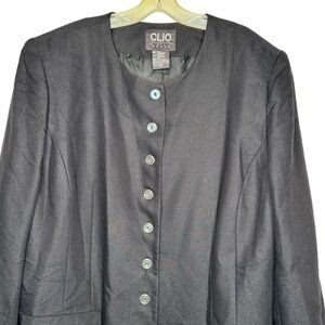Vintage Clio 2‎ Suit Woman Suit Jacket